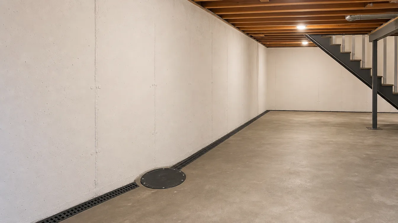 Basement Waterproofing & French Drains by QWR in Newnan, GA